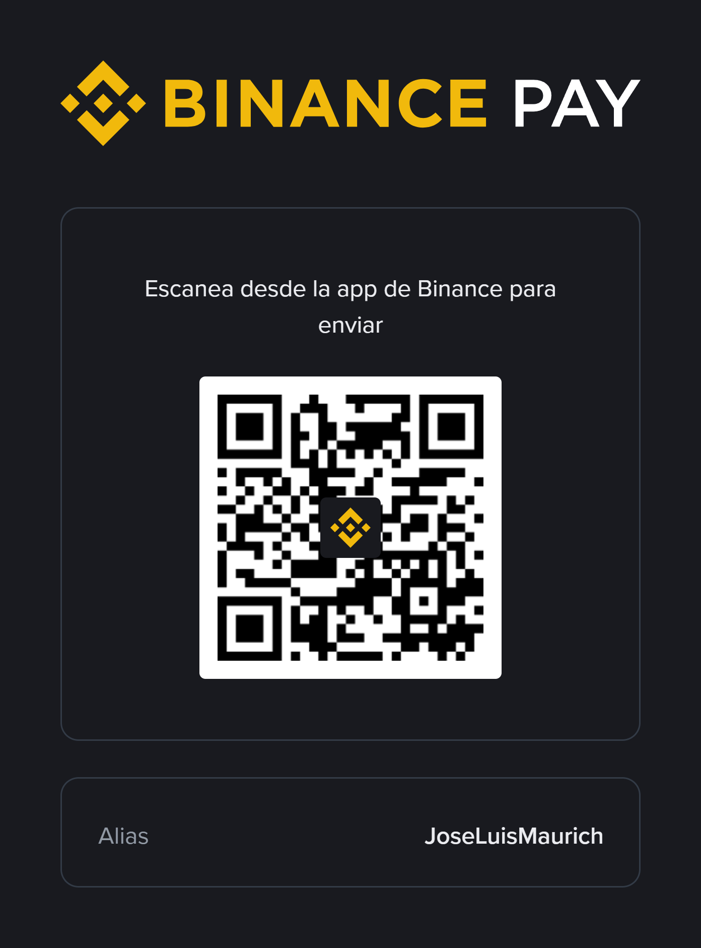 Binance Pay QR